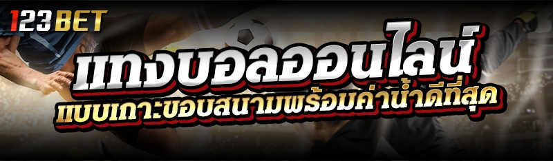 แทงบอลออนไลน์ แบบเกาะขอบสนามพร้อมค่าน้ำดีที่สุด 